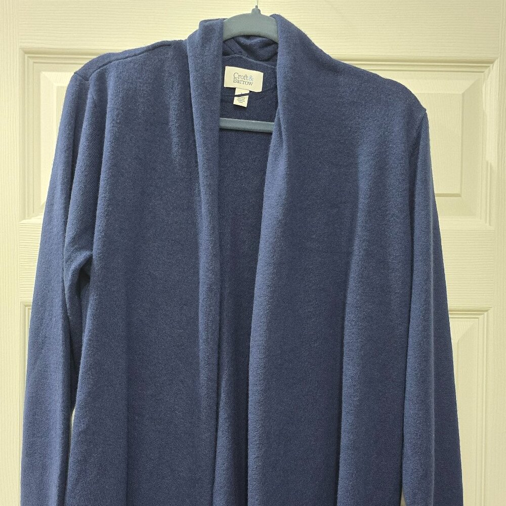 Women's Navy Blue Cardigan, Size L OFFERS WELCOME!!!